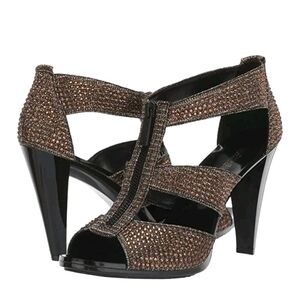 Michael Kors Black and Brown Heels